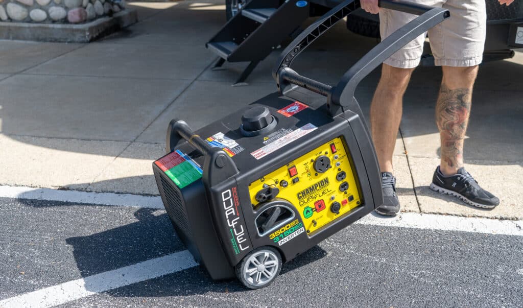 Example of portable RV generator