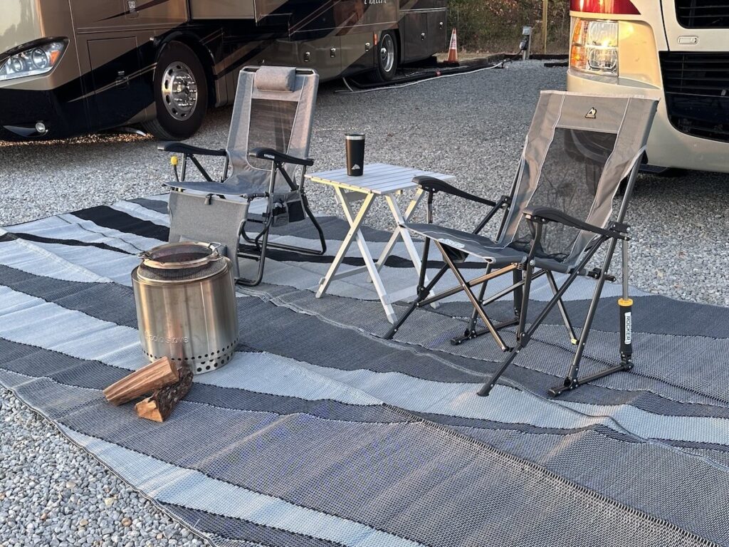 RV patio furniture