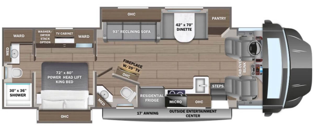 JAYCO_SENECA_37K-Floor-Plan-Image-by-Camping-World-1024x422 What Are the Best Super C RVs?
