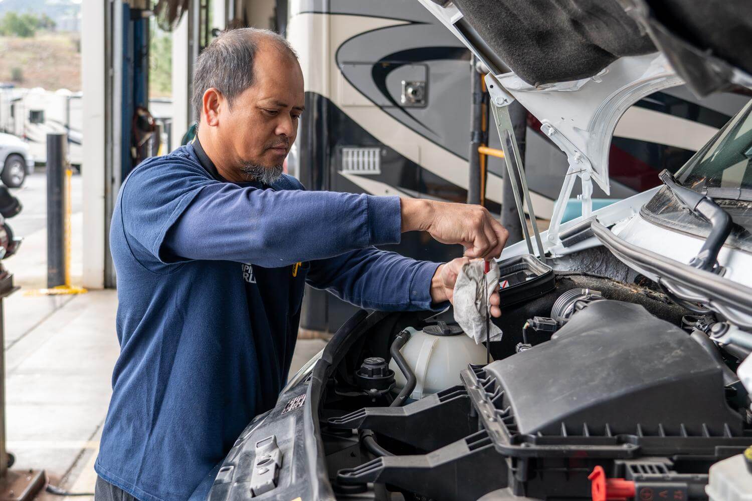 RV Oil Change A Guide to When, Where, and How Camping World Blog