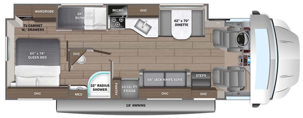 JAYCO_GREYHAWK_XL_DESERT_EDITION_33F Floor Plan