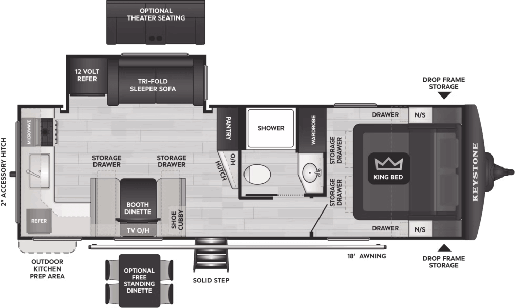 cougar 25mle floor plan