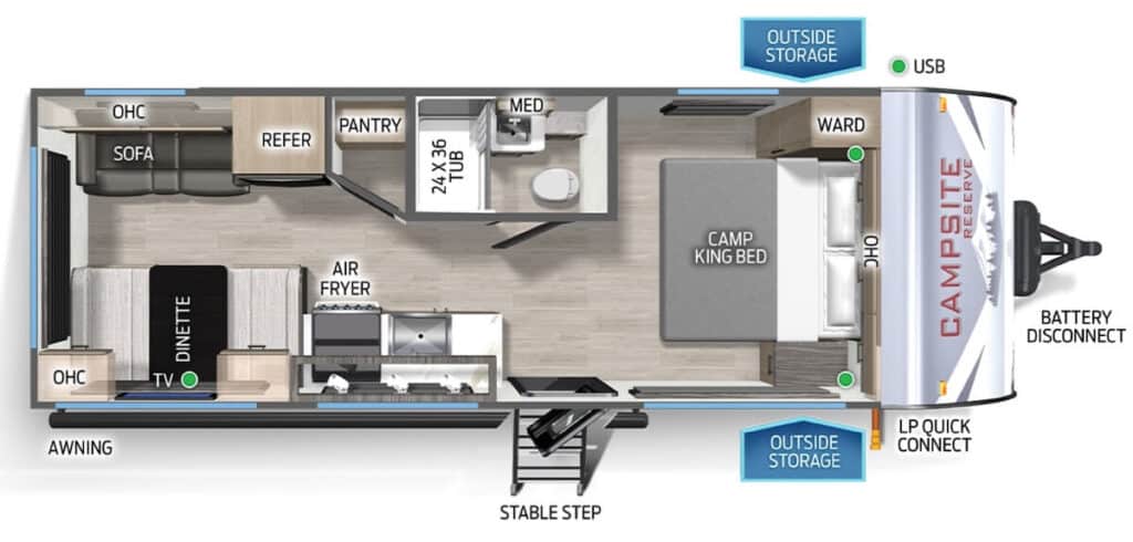 FOREST_RIVER_CAMPSITE_RESERVE_20LJ-Floor-Plan-Image-by-Camping-World-1024x490 Why a Rear Dinette Travel Trailer?
