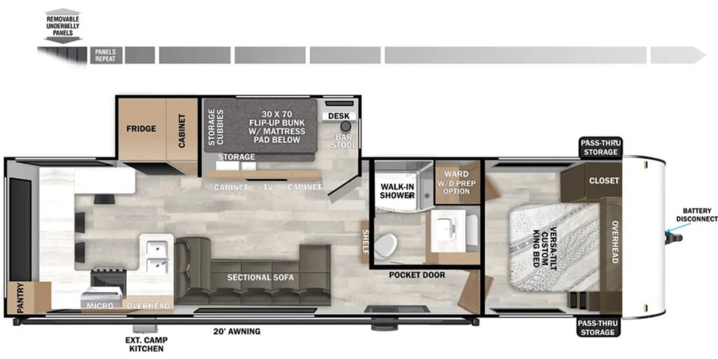 FOREST_RIVER_SALEM_290ZEN-Floor-Plan-1024x512 Why a Rear Dinette Travel Trailer?