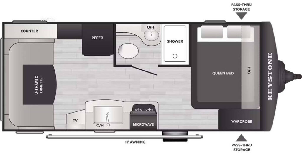 KEYSTONE_BULLET_CLASSIC_1900RDWE-Floor-Plan-1024x527 Why a Rear Dinette Travel Trailer?