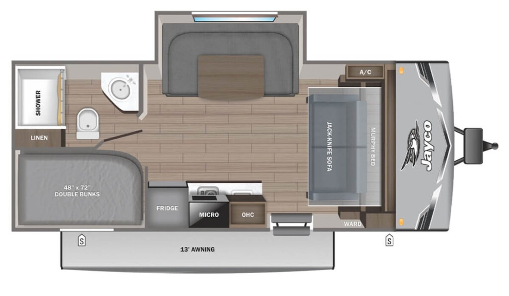 jay flight 197MBW floor plan