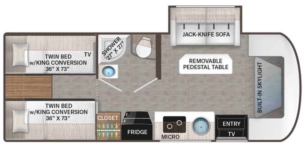 THOR_MOTOR_COACH_COMPASS_24KB AWD RV Floor Plan