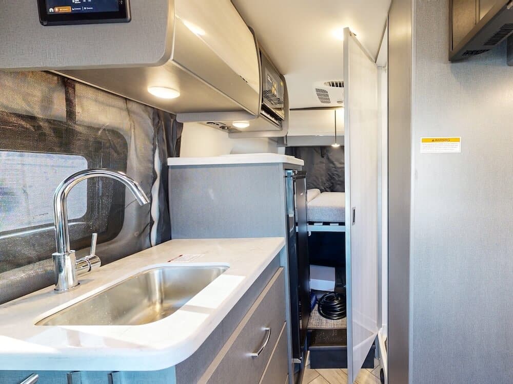 Thor Sanctuary 19M interior kitchen