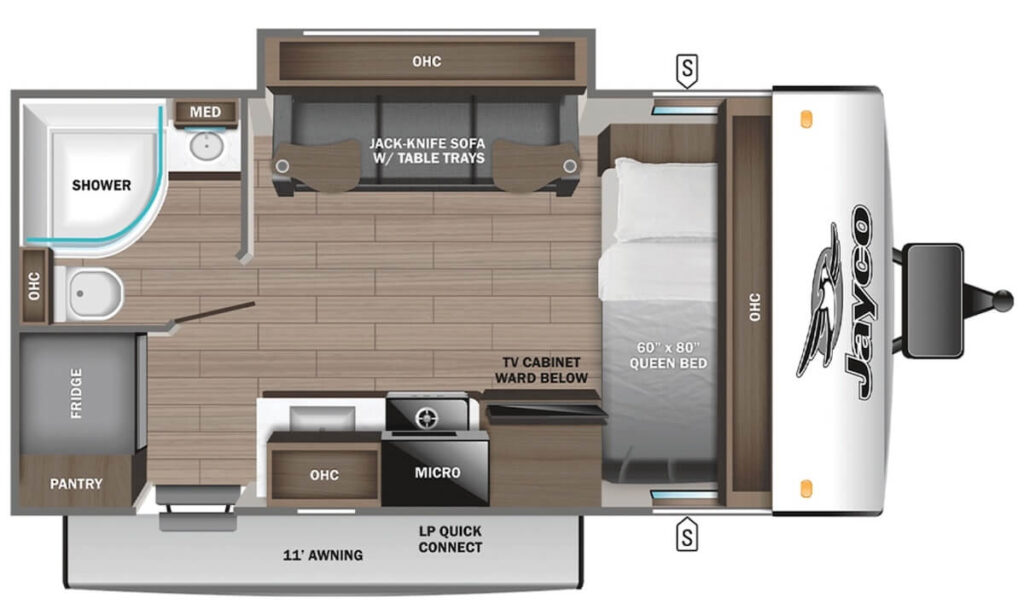 JAYCO_JAY_FEATHER_AIR_16FBS Floor Plan