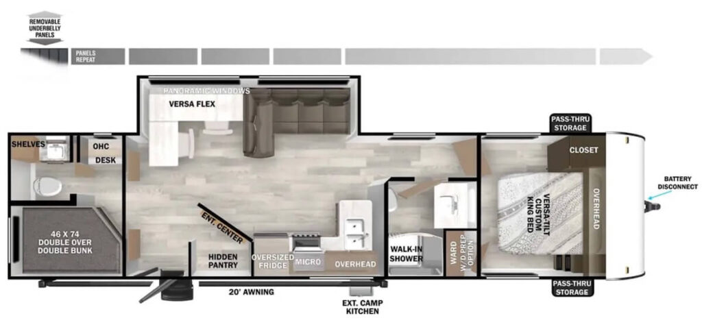 Wildwood floor plan overview