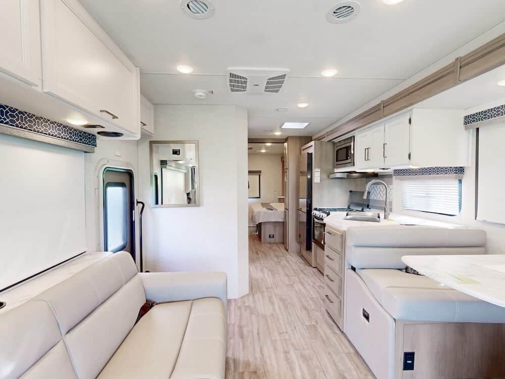 Thor Freedom Traveler motorhome interior living space