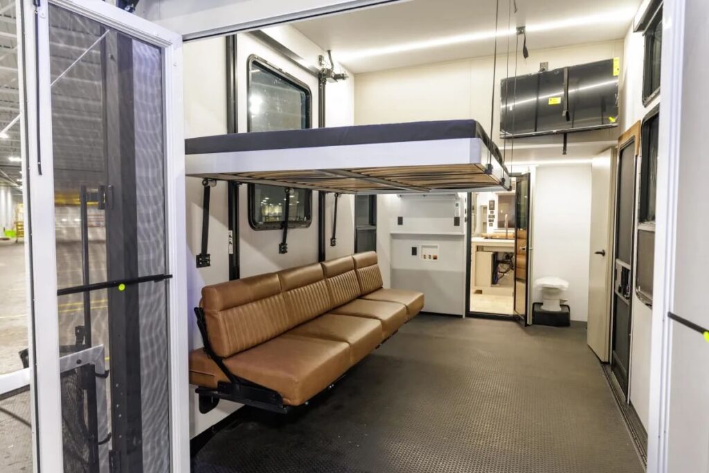 Vendetta garage best luxury rv toy hauler