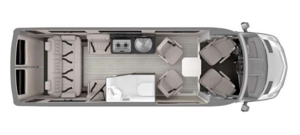 AIRSTREAM_INTERSTATE_24GL Floor Plan