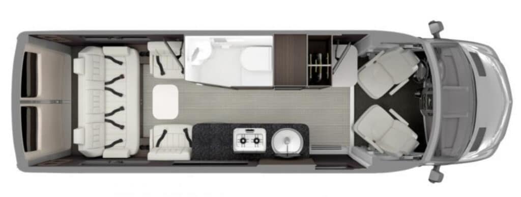 AIRSTREAM_INTERSTATE_24GT Floor Plan