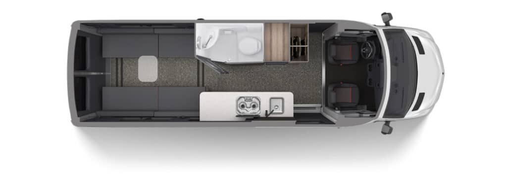 AIRSTREAM_INTERSTATE_24X Floor Plan