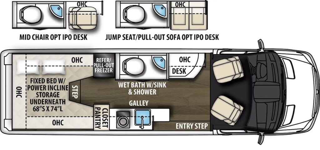 Coachmen Galleria 24A Floor Plan