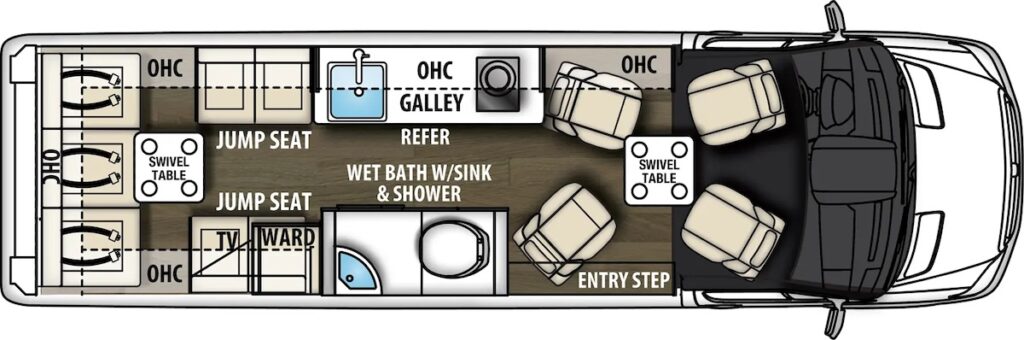Coachmen Galleria 24Q Floor Plan