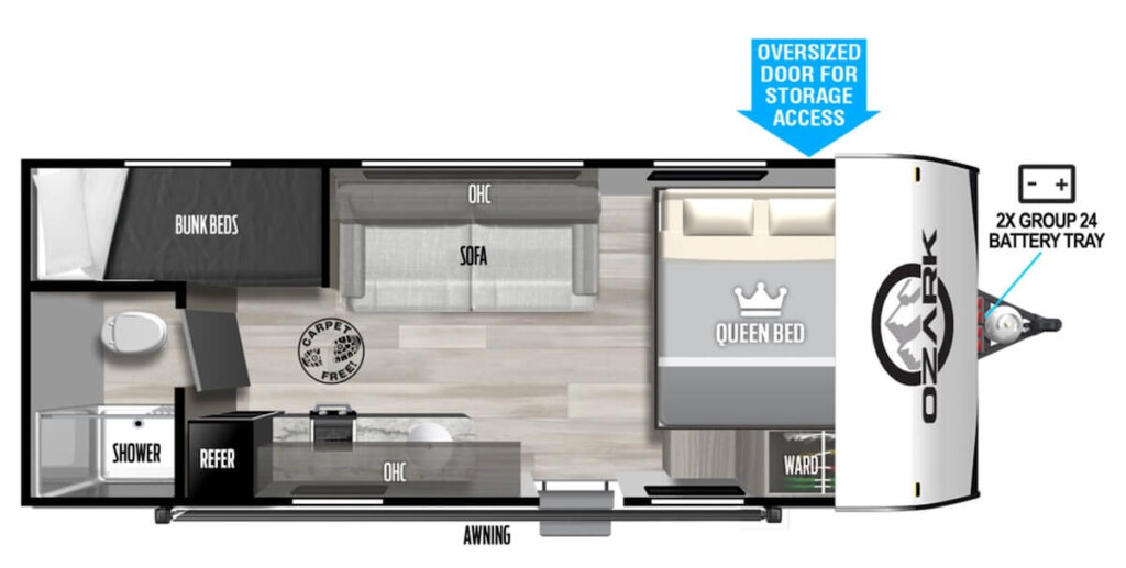 FOREST_RIVER_OZARK_1620BHLE-travel-trailer-sleeps-6
