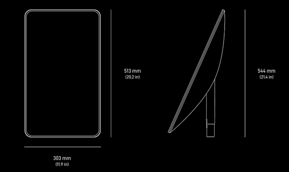 starlink standard actuated dimensions