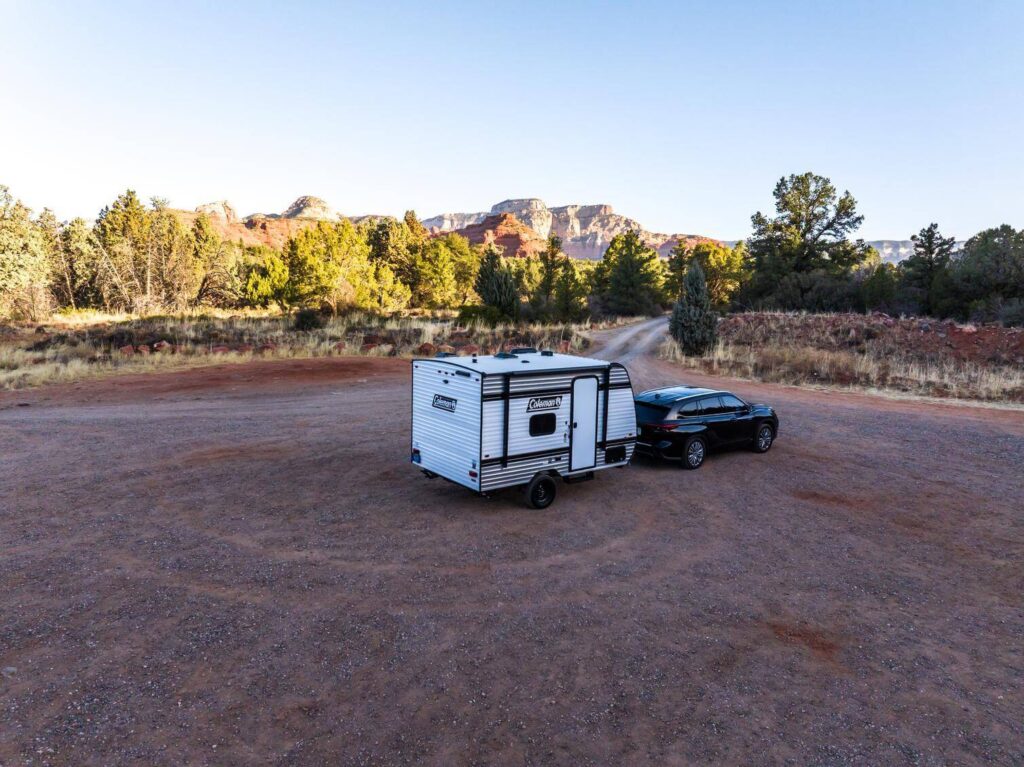 Coleman travel trailer boondocking