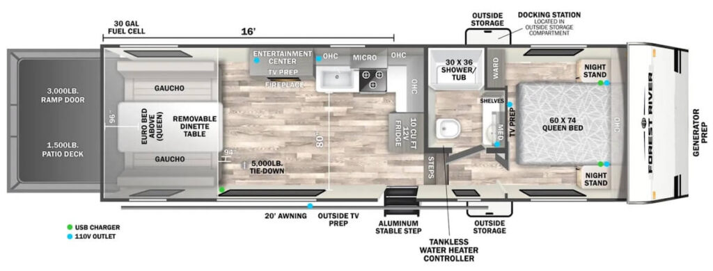 FOREST_RIVER_NIGHTFALL_276N floor plan