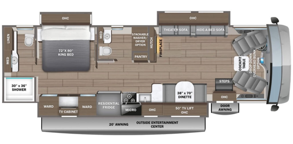 JAYCO_PRECEPT_36C Floor Plan
