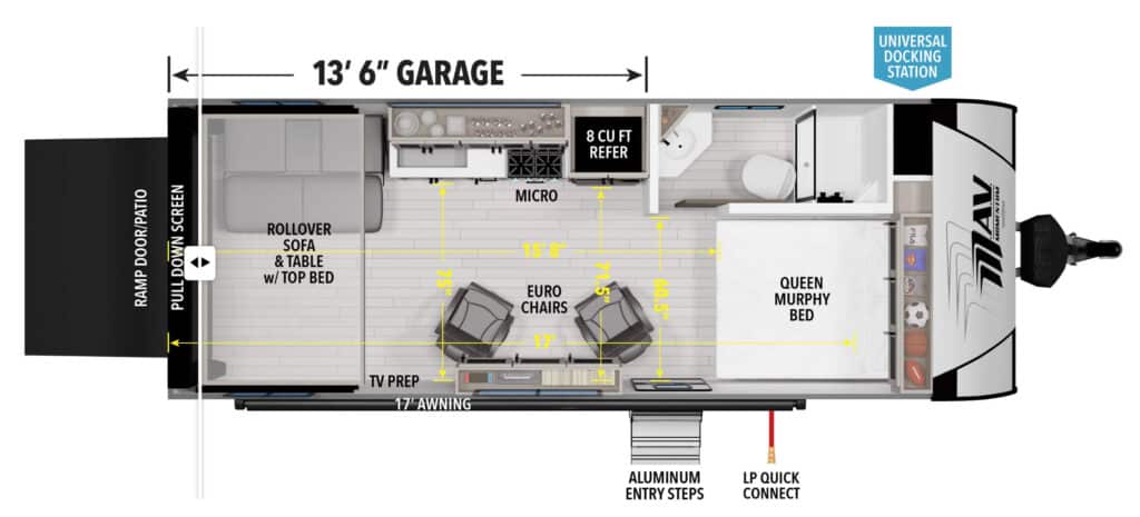 Grand Design Toy Hauler Floor Plan