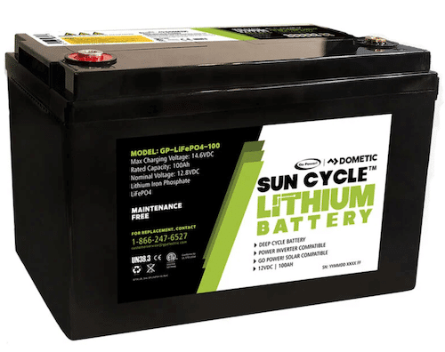 Sun Cycle lithium battery