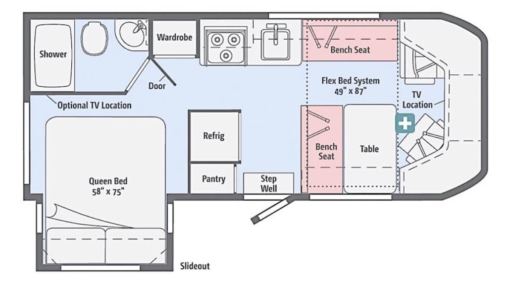 WINNEBAGO_FUSE_23T Floor Plan
