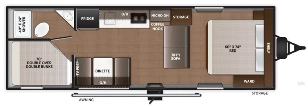FOREST_RIVER_AIRELUME_260 Floor Plan