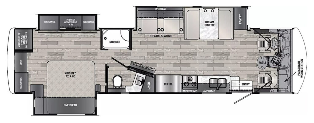 FOREST_RIVER_GEORGETOWN_5_SERIES_34M Floor Plan