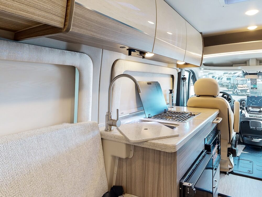 View of the Jayco Swift 20T interior kitchen