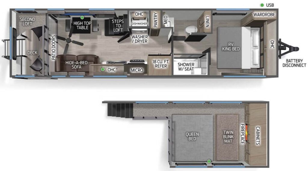 FOREST_RIVER_TIMBERWOLF_20OG Floor Plan