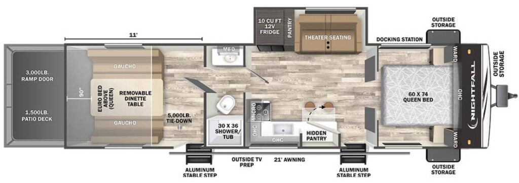 FOREST_RIVER_NIGHTFALL_29NFG Floor Plan