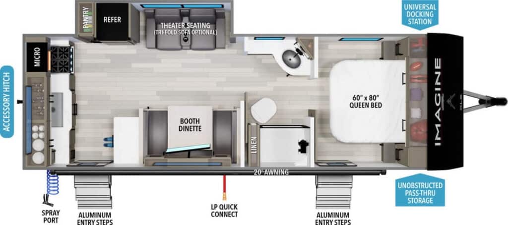 GRAND_DESIGN_IMAGINE_XLS_23LDE Floor Plan