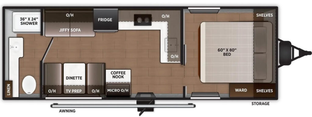 FOREST_RIVER_AIRELUME_232 Floor Plan