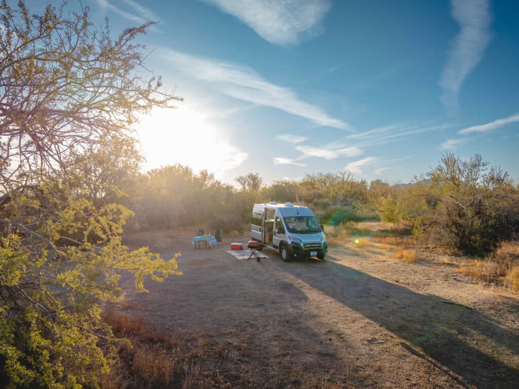 camper van boondocking