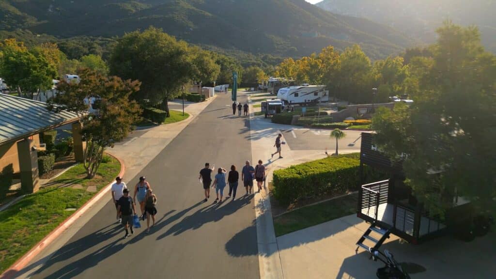 RV campground near the visitors center