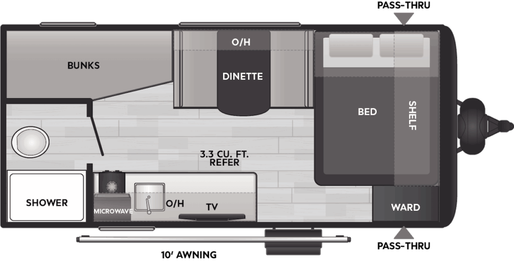 Plano de planta Keystone Coleman 18OG