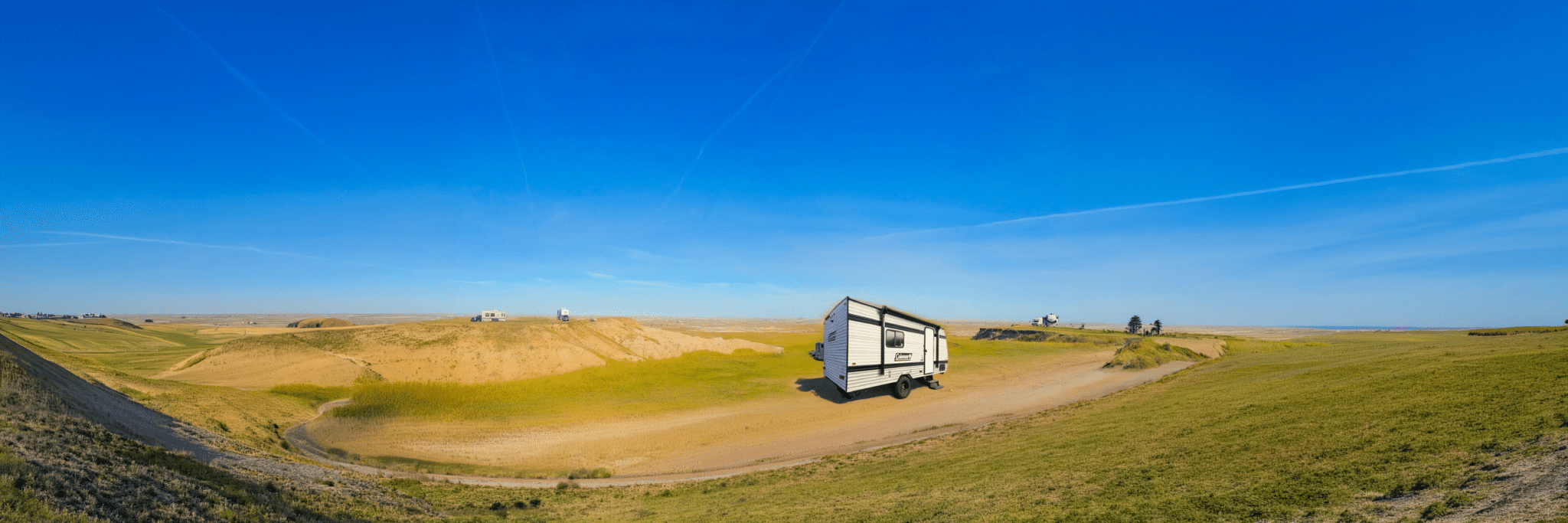 Keystone Coleman 18OG boondocking full