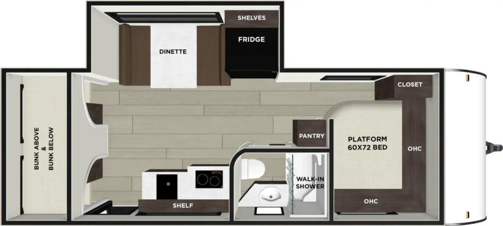 FOREST_RIVER_SALEM_FSX_180ICE Floor Plan