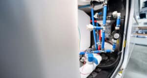 featured image for how to blow out RV water lines article