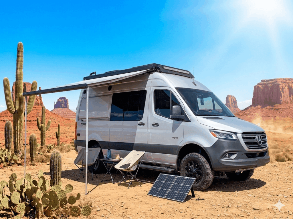 Jayco Terrain 19YG best insulated rv for hot weather
