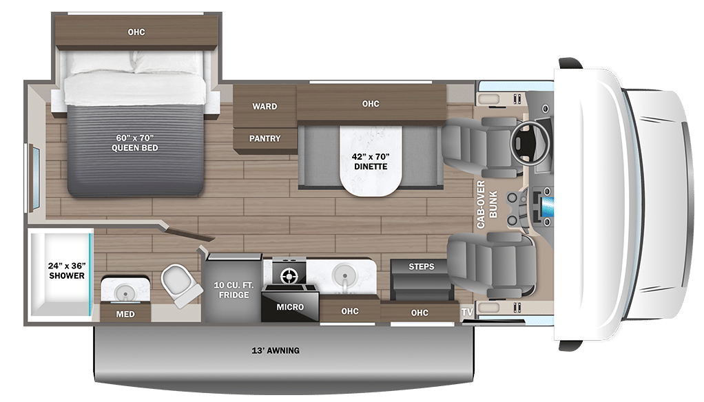 Redhawk SE 22CF Floor Plan