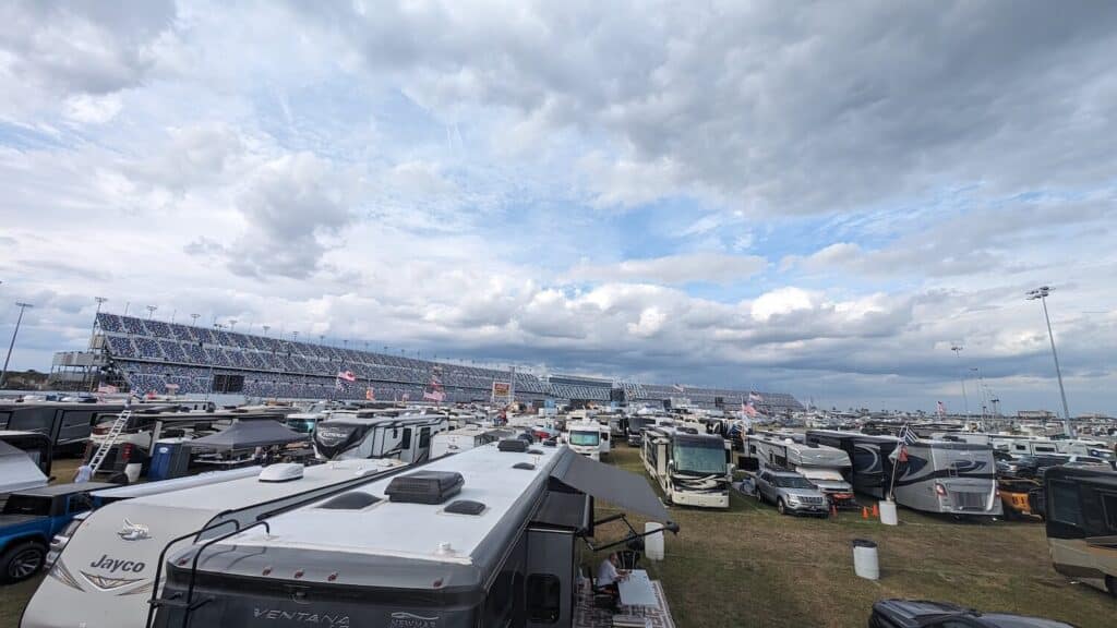 Daytona 2024 infield camping at NASCAR races