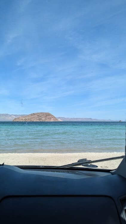 mulege baja with beerrunbus and builders blueprint