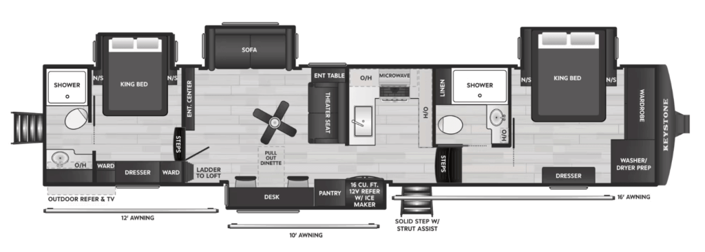 Plano de planta Montana High Country 391TB