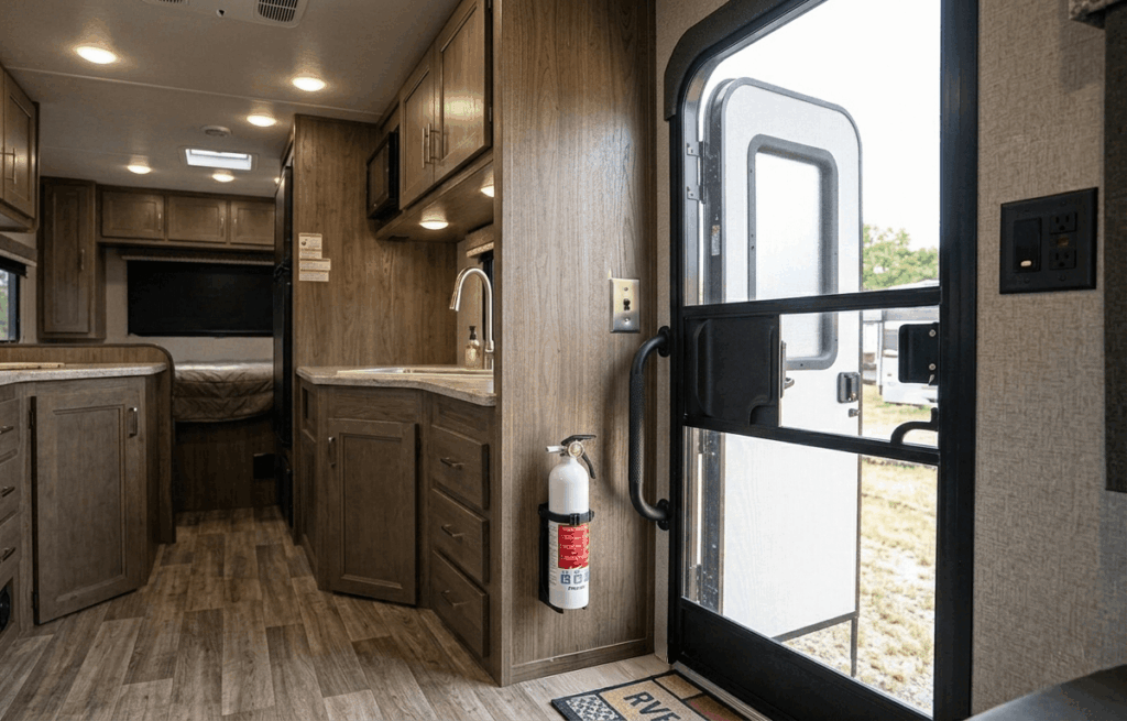 Fire Extinguisher inside RV