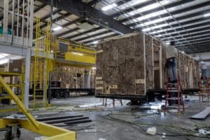 Elkhart manufacturing image of a travel trailer