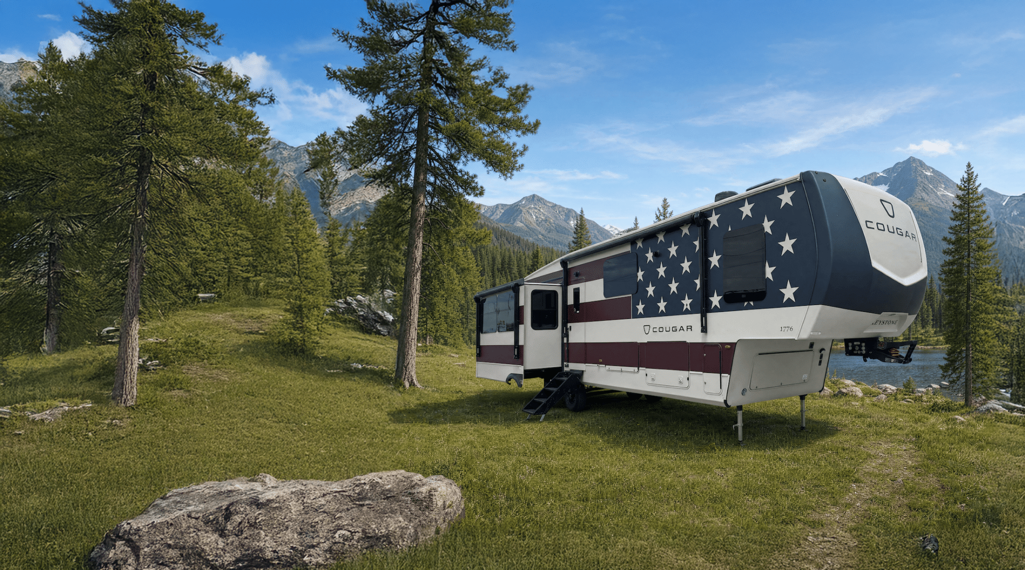 Keystone Cougar 1776 Edition RV with Full body paint